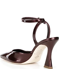 Antonio Melani Cissy Patent Leather Ankle Strap Dress Pumps