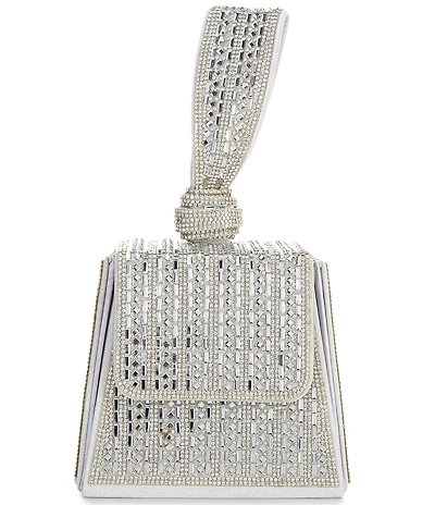 Antonio Melani Clara Crystal Sheet Wristlet Top Handle Bag