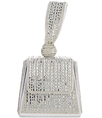 Antonio Melani Clara Crystal Sheet Wristlet Top Handle Bag