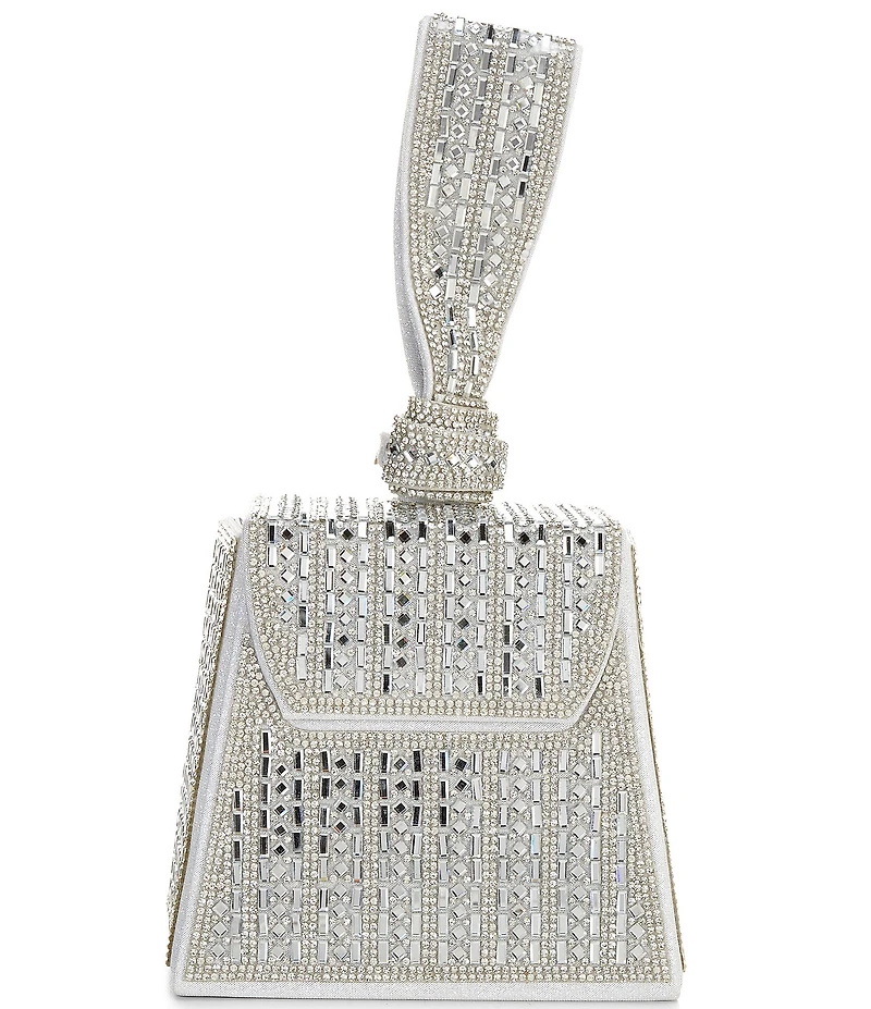 Antonio Melani Clara Crystal Sheet Wristlet Top Handle Bag