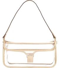 Antonio Melani Clear Contrast Trim Tanya Crossbody Bag