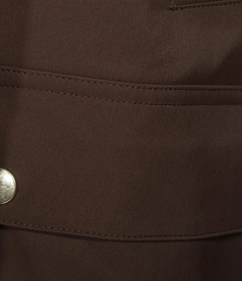 Antonio Melani Collared Long Sleeve Zip Front Chore Jacket