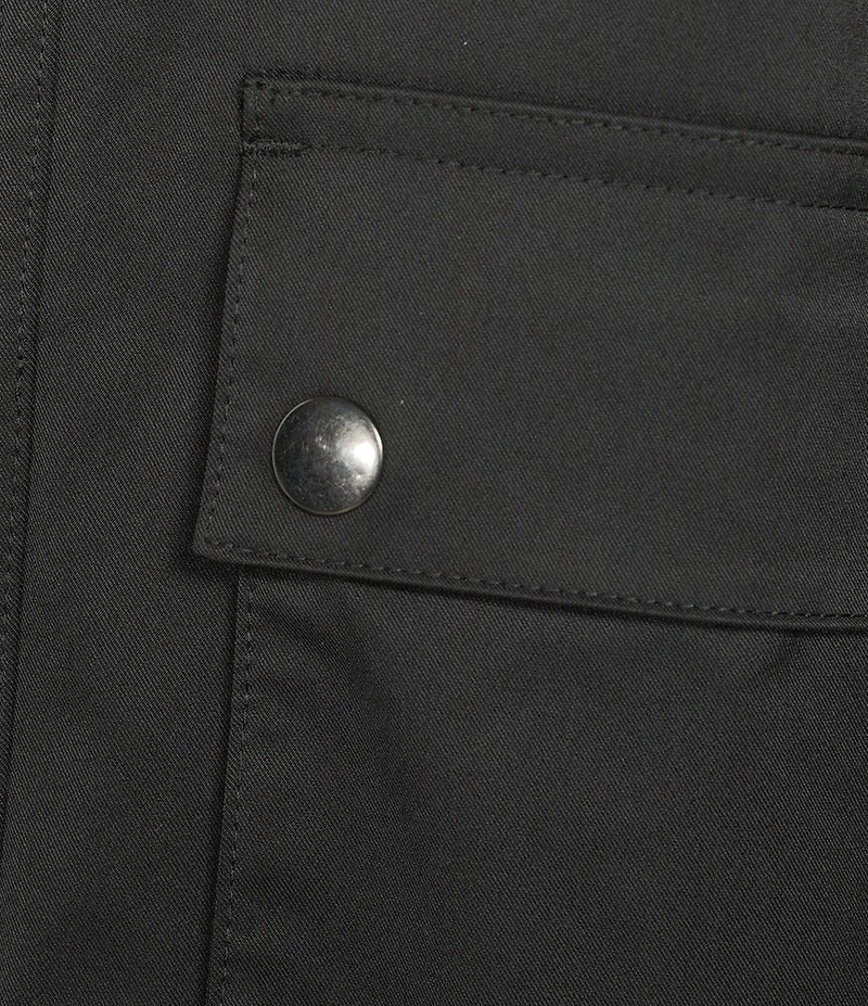 Antonio Melani Collared Long Sleeve Zip Front Chore Jacket