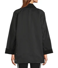 Antonio Melani Collared Long Sleeve Zip Front Chore Jacket