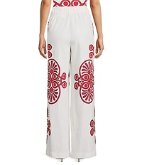 Antonio Melani Collins Printed Linen Blend Coordinating Pants