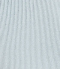 Antonio Melani Contrast Ribbed V-Neck Collar Short Sleeve Blouse