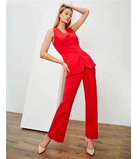 Antonio Melani Coordinating Darcy Pleated Stretch Twill Coordinating Pants