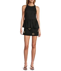 Antonio Melani Coordinating Izzy Shell Mini Skirt