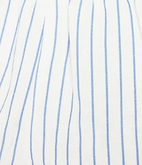 Antonio Melani Coordinating Luz Stripe Print Linen Shorts