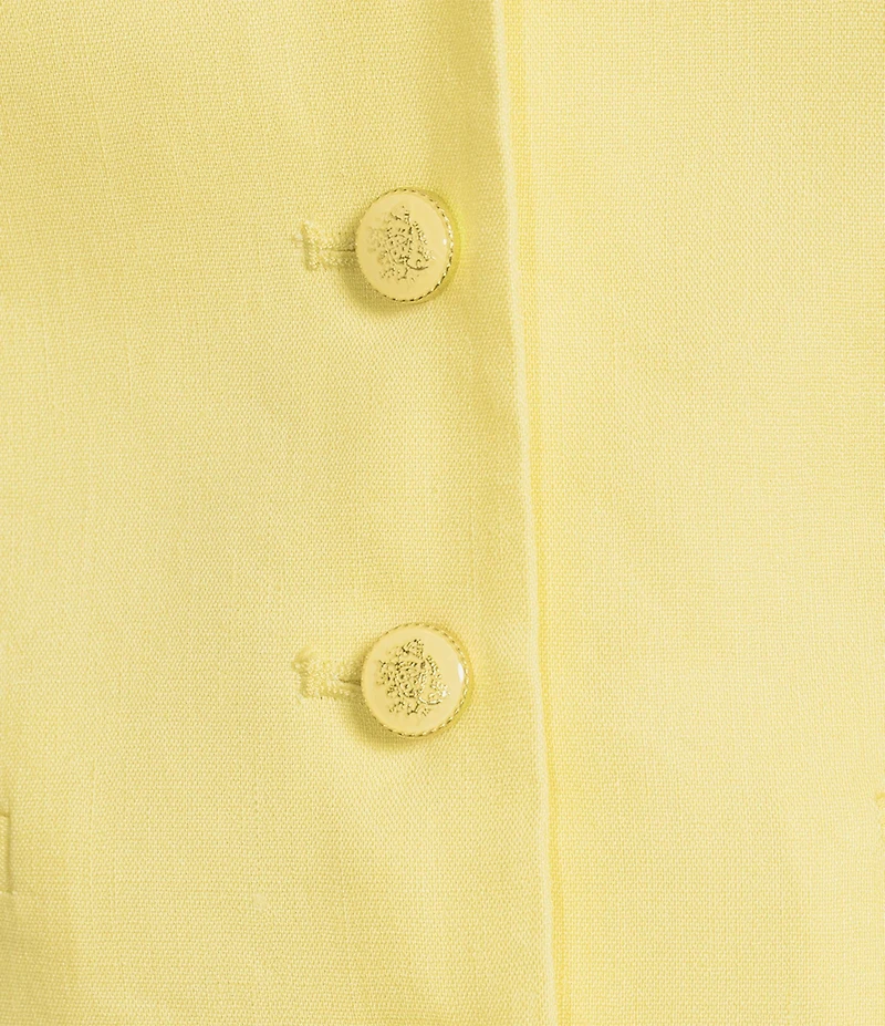 Antonio Melani Coordinating Melinda V-Neck Linen Blend Vest