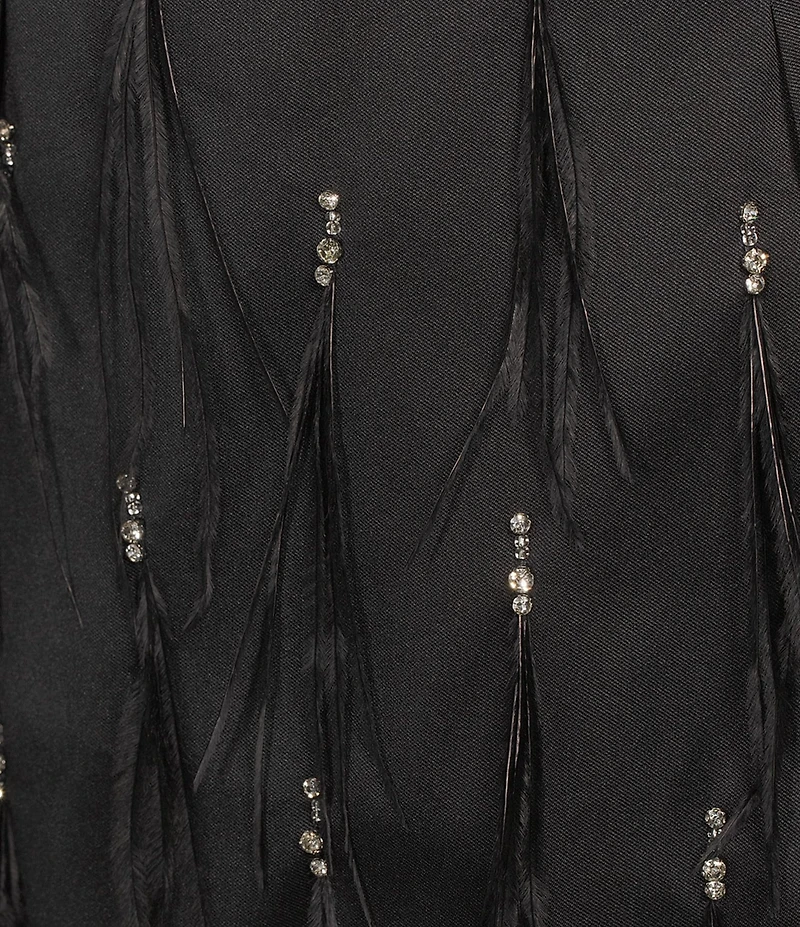 Antonio Melani Coordinating Pippa Feather Diamond A-line Mini Skirt