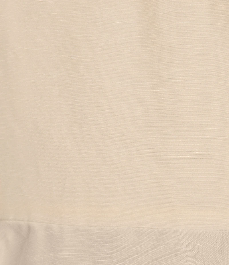 Antonio Melani Coordinating Sandy Linen Blend Rope Halter Peplum Blouse