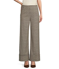 Antonio Melani Coordinating Sophie Plaid Print Wide Leg Pants
