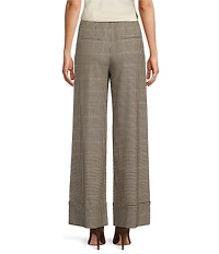 Antonio Melani Coordinating Sophie Plaid Print Wide Leg Pants