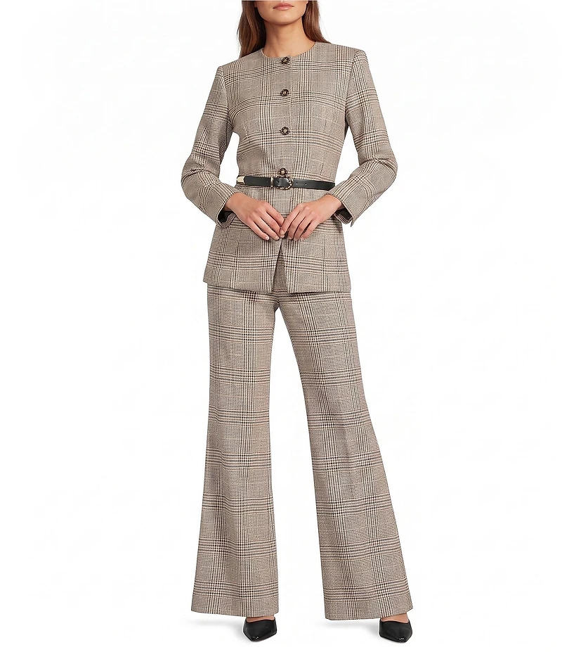 Antonio Melani Coordinating Tegan Flat Front Bootcut Pants