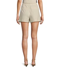 Antonio Melani Coordinating Tropez Stripe Linen Blend Shorts