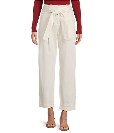 Antonio Melani Cora Tie Front Pleated Cuffed Pants