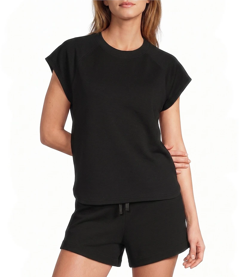Antonio Melani Crew Neckline Short Sleeve Blouse