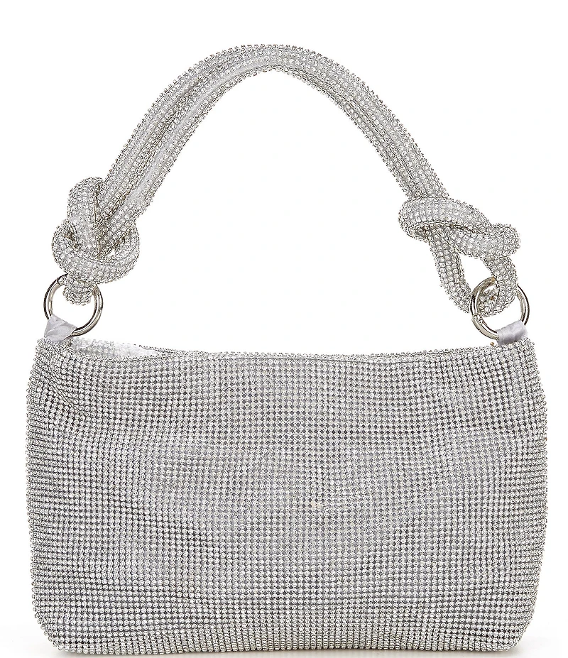Cezanne Crystal Knot Handle Clutch Bag