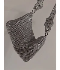 Cezanne Crystal Knot Handle Clutch Bag