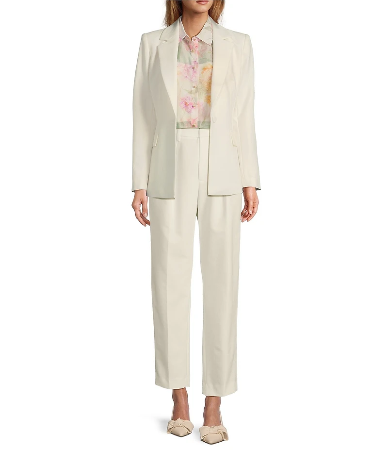 Antonio Melani Crystal Twill Flat Front Pants