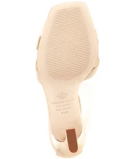 Antonio Melani Dalia Leather Cross Band Dress Sandals