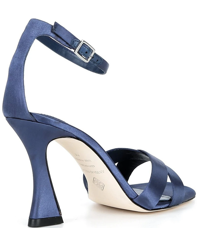 Antonio Melani Dalia Satin Cross Band Dress Sandals