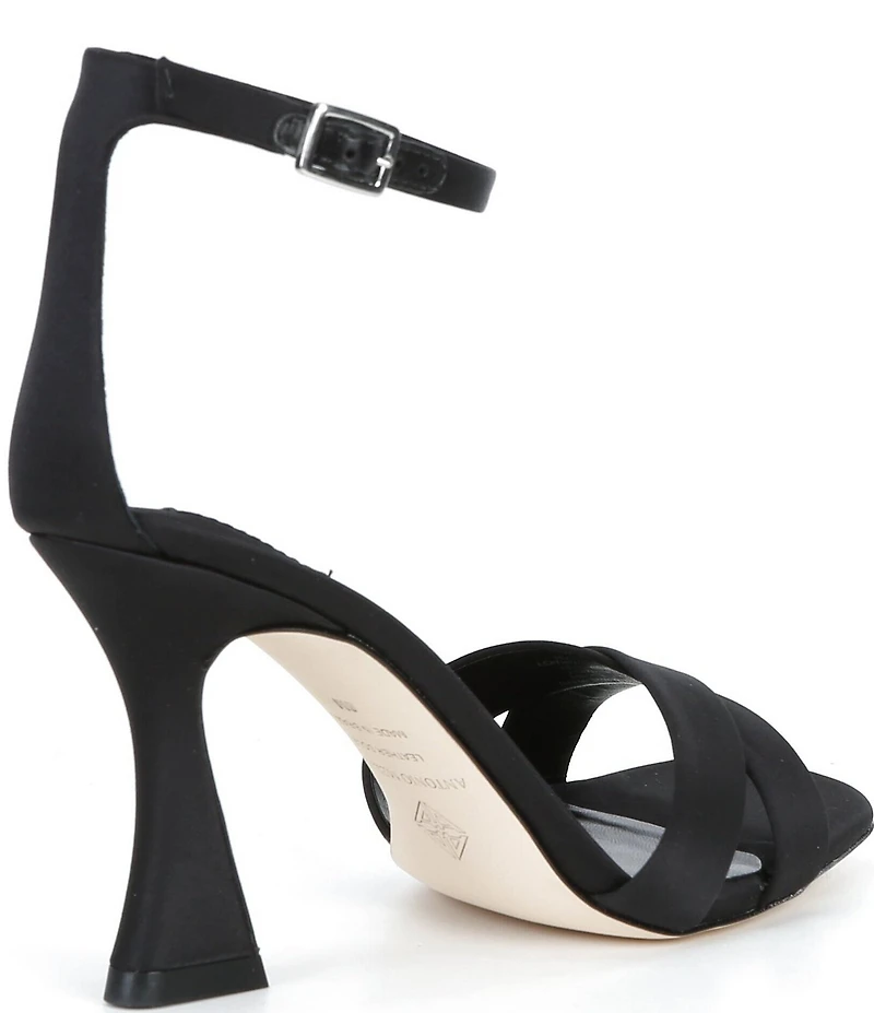 Antonio Melani Dalia Satin Cross Band Dress Sandals