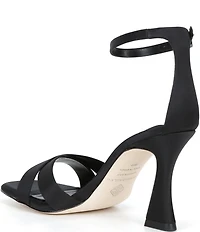 Antonio Melani Dalia Satin Cross Band Dress Sandals