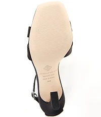 Antonio Melani Dalia Satin Cross Band Dress Sandals