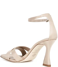 Antonio Melani Dalia Satin Cross Band Dress Sandals