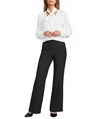 Antonio Melani Dallyn Scarf Tie V-Neck Long Sleeve Blouse