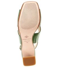 Antonio Melani Dana Leather Platform Xband Slingback Sandals