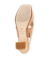 Antonio Melani Dana Suede Platform Xband Slingback Sandals