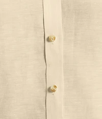 Antonio Melani Della Button Front Linen Blouse