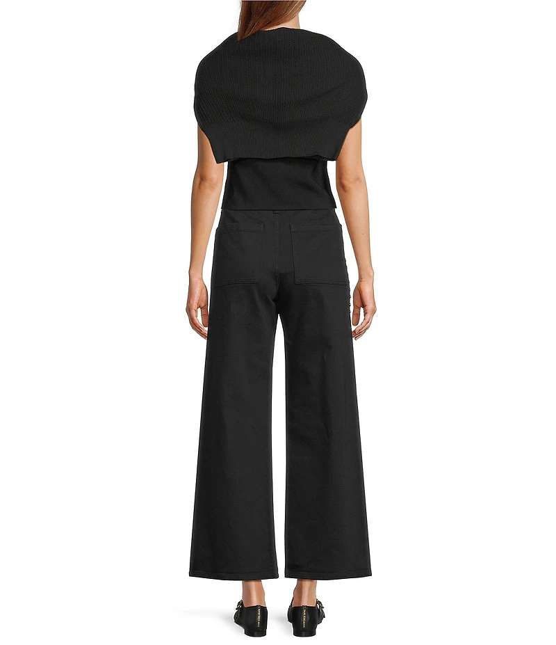 Antonio Melani Delphine Embroidered Button Front Long Sleeve Cardigan