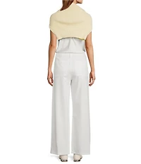 Antonio Melani Delphine Embroidered Button Front Long Sleeve Cardigan