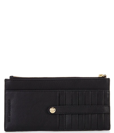 Antonio Melani Leather Flat Zip Wallet