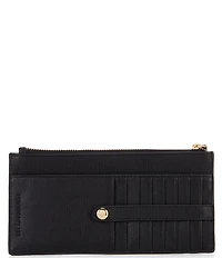 Antonio Melani Leather Flat Zip Wallet