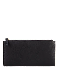 Antonio Melani Leather Flat Zip Wallet