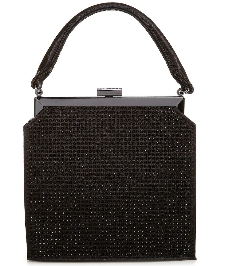 Antonio Melani Eliza Stone Frame Clutch Top Handle Bag