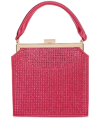 Antonio Melani Eliza Stone Frame Clutch Top Handle Bag