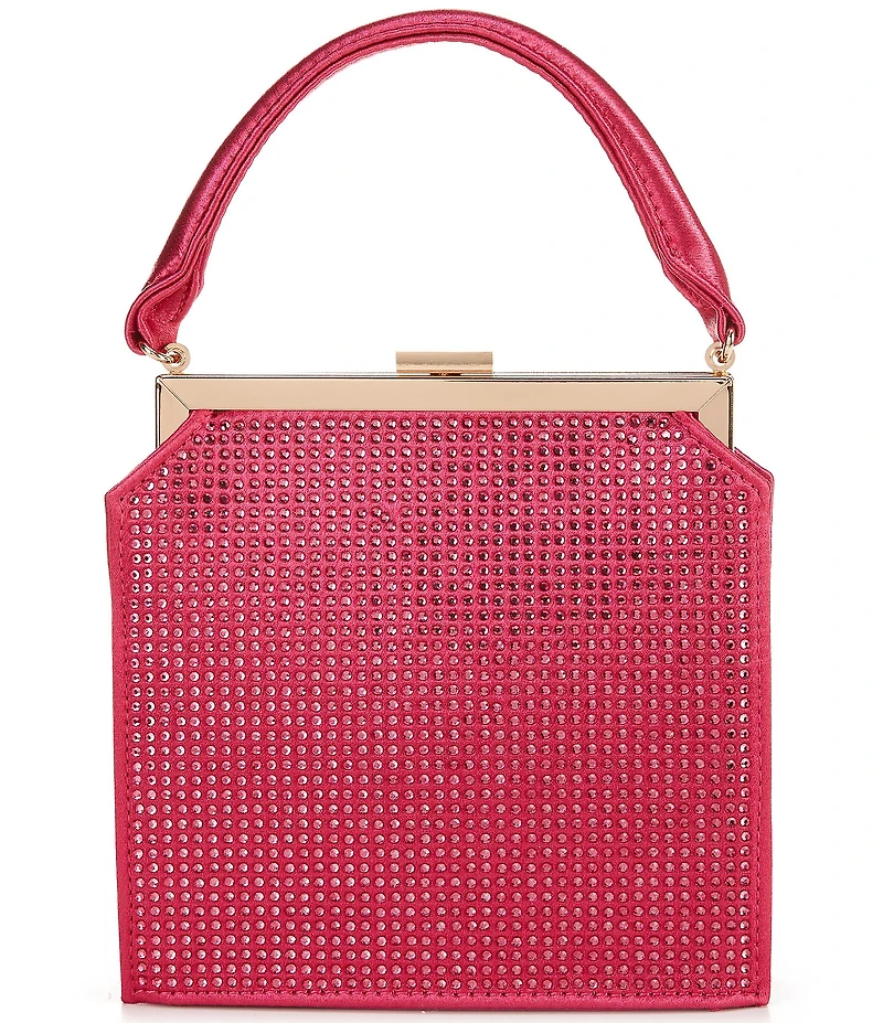 Antonio Melani Eliza Stone Frame Clutch Top Handle Bag