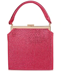 Antonio Melani Eliza Stone Frame Clutch Top Handle Bag