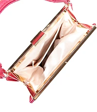 Antonio Melani Eliza Stone Frame Clutch Top Handle Bag