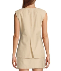 Antonio Melani Elodie Button Front Vest
