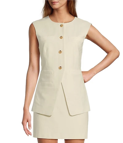 Antonio Melani Elodie Button Front Vest
