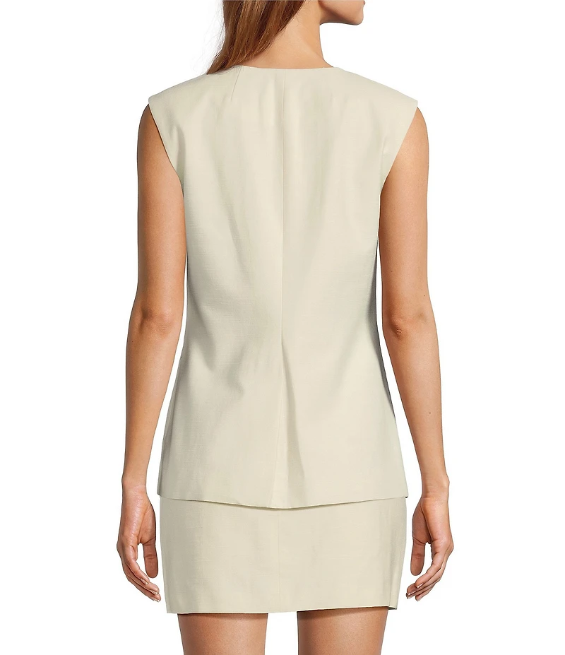 Antonio Melani Elodie Button Front Vest