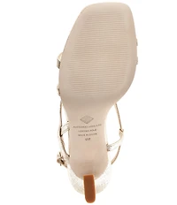 Antonio Melani Eloise Metallic Leather Strappy Dress Sandals