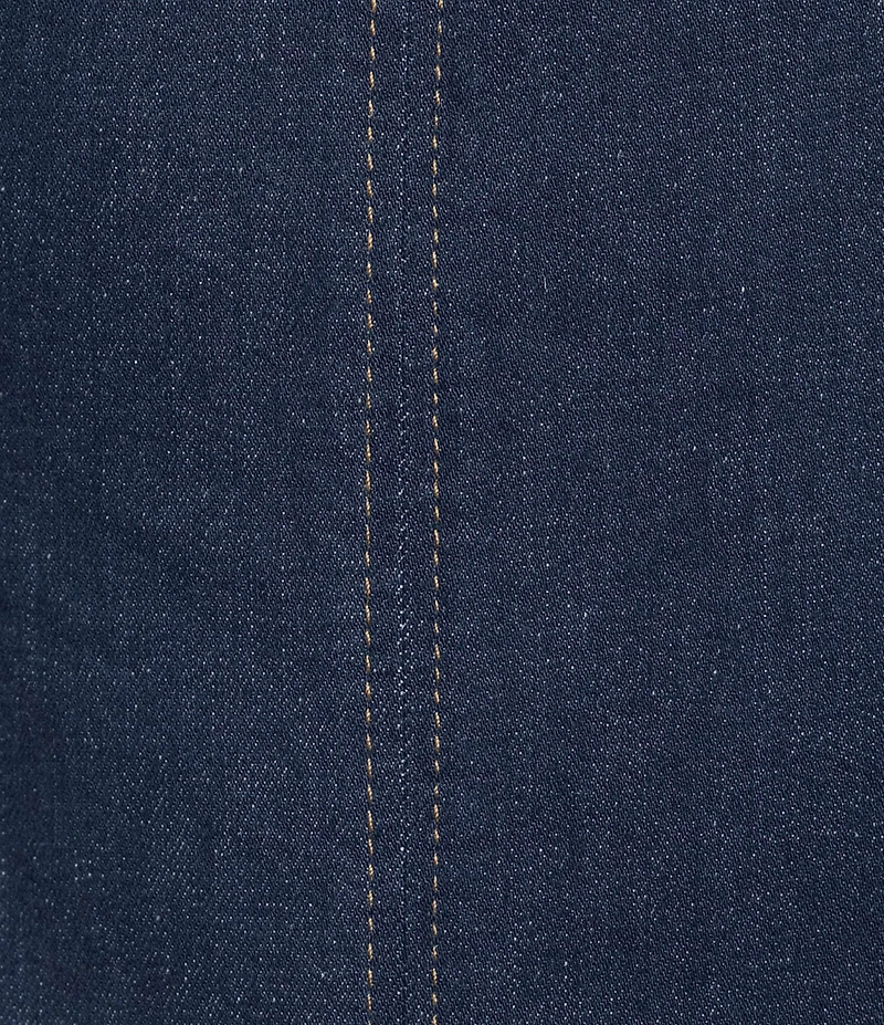 Antonio Melani Elvira Stretch Denim Round Neck Sleeveless Sheath Midi Dress
